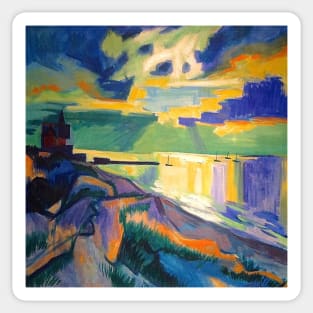 max pechstein reflection Sticker